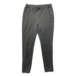 J.JILL Ponte Leggings in Dark Gray Size Small Petite Knit Stretch Pull-on Soft